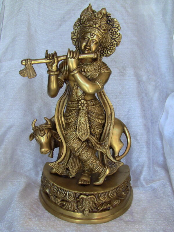 Krishna and Cow