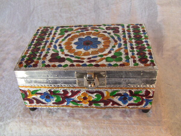 Wood w Embossed Metal