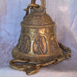 Hanging Bell with Brass Chain