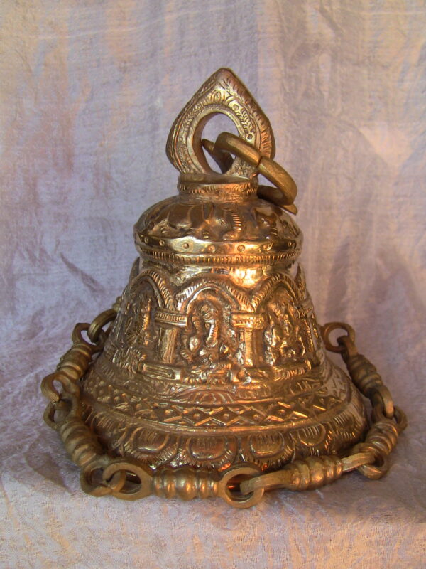 Hanging Bell with Brass Chain