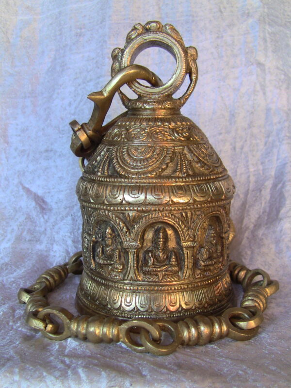 Hanging Bell with Brass Chain